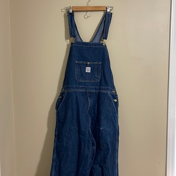 pointer Jeans Vintage Pointer Brand Low Back Bib Overalls Denim